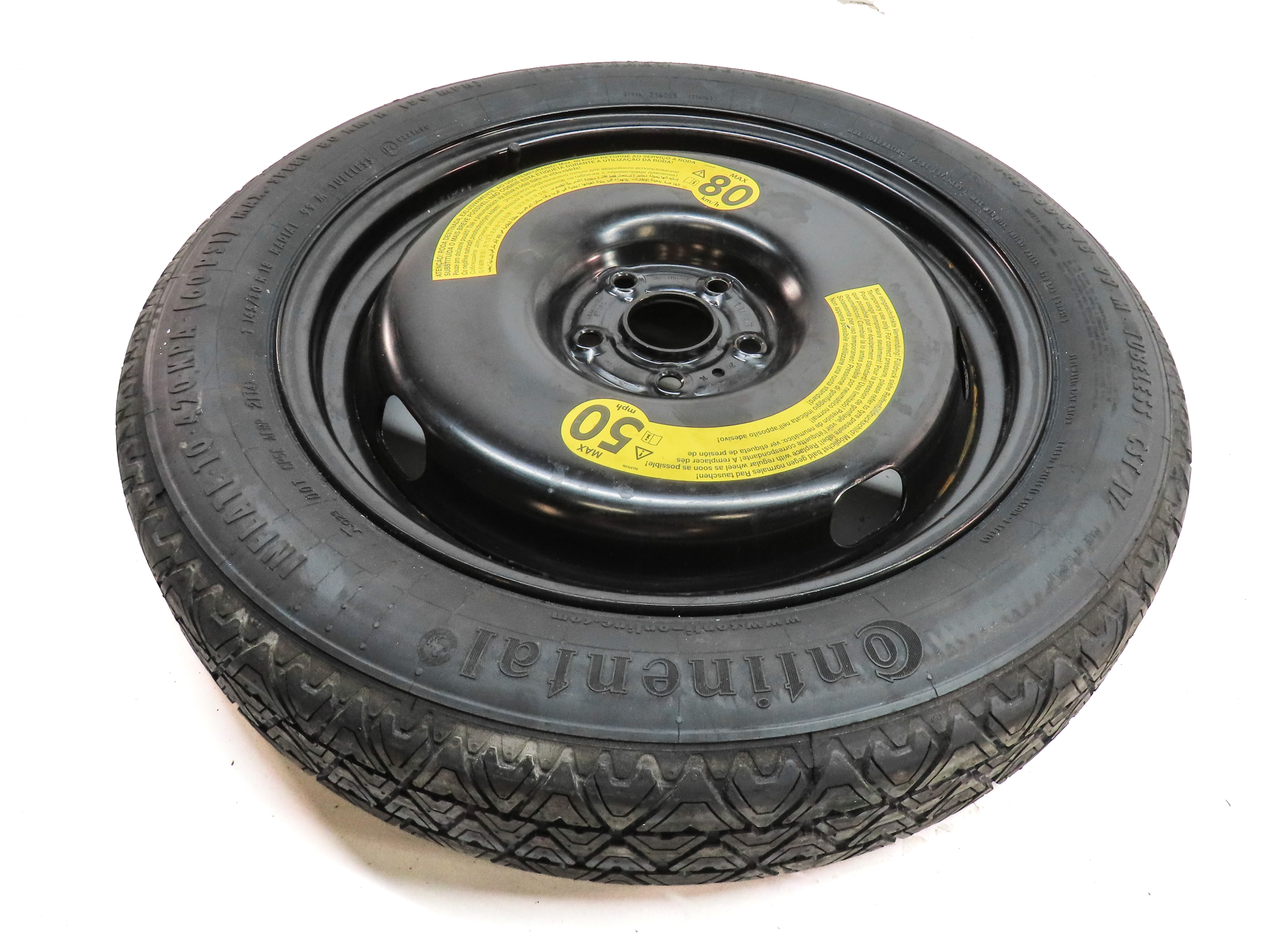 2015-2018 AUDI Q3 (8U) 18x4" 18x4 EMERGENCY SPARE TIRE WHEEL RIM — exact item pictured